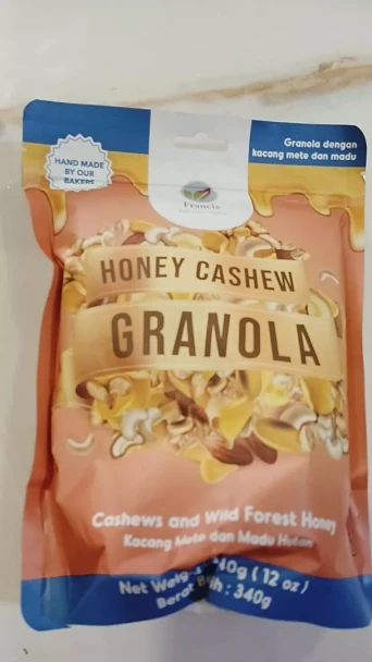 Francis Honey Cashew Granola, 340gr