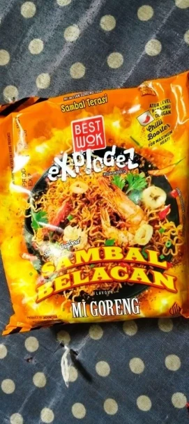 Bestwok Mi Goreng Sambal Belacan, 75gr (2 pcs)
