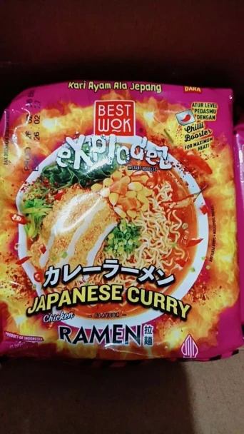 Bestwok Mi Kuah Japanese Curry, 75gr (2 pcs)