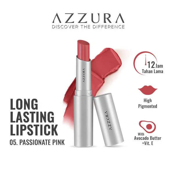 Azzura Longlasting Lipstick 05 Passionate, 3gr