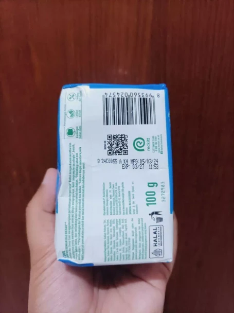 Dettol Cool Sabun Antibacterial Bar Soap, 100 gram
