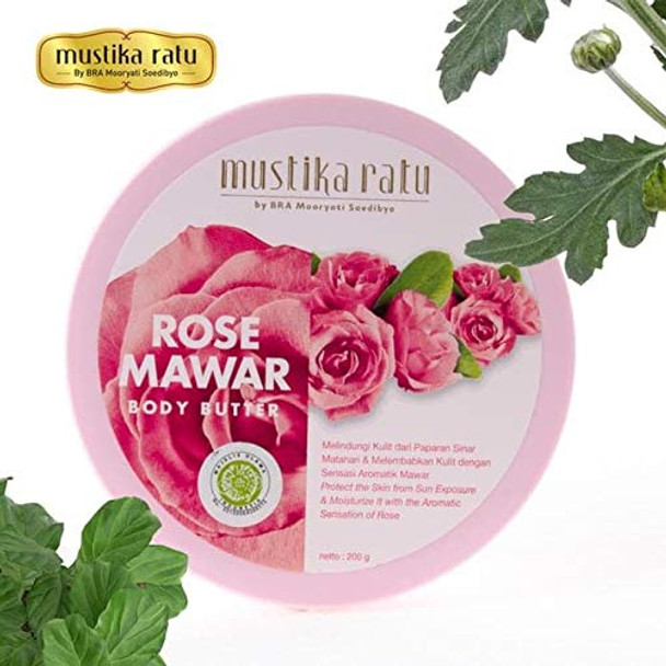 Mustika Ratu Body Butter Rose Indonesia 200 Gram