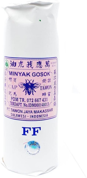 Cap Tawon (Bee Brand - Jamu- Minyak Gosok Medicated Oil Topical Analgesic FF, 90 ml 