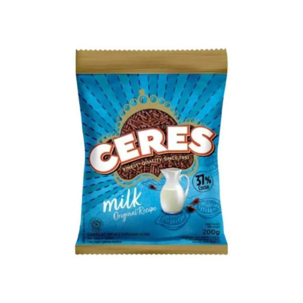 Ceres Hagelslag Rice Chocolate Sprinkle Milk, 140 gr