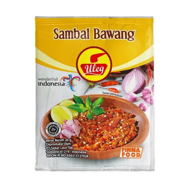 Uleg Sambal Bawang, 180 gram (@18gr x 10 sachets)