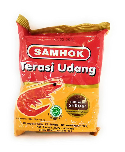 Samhok Terasi Medan Asli single use type 20-ct @6g , 120 Gram