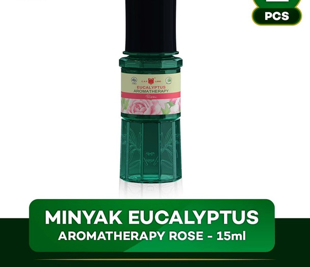 Eagle Brand - Cap Lang Eucalyptus Oil Aromatherapy Rose, 15ml