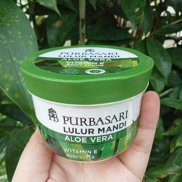 Purbasari Lulur Mandi Aloe Vera -  Body Bath Scrub  Aloe Vera, 100 Grams