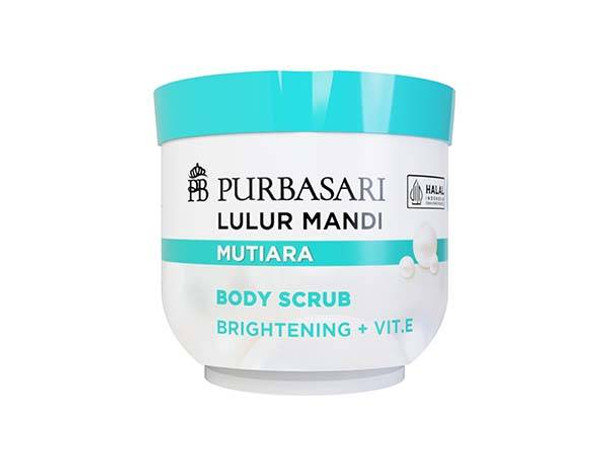 Purbasari Lulur Mandi Mutiara -  Body Bath Scrub Pearl, 100 Grams