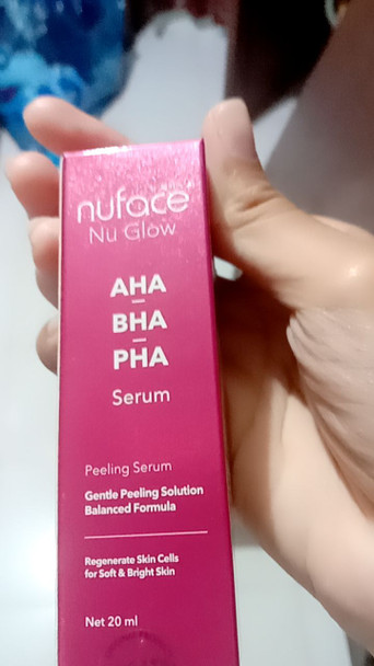 NuFace New Glow AHA-BHA-PHA Serum, 20ml