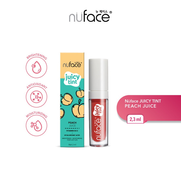 Nuface Juicy Lip Tint Peach, 2.3gr