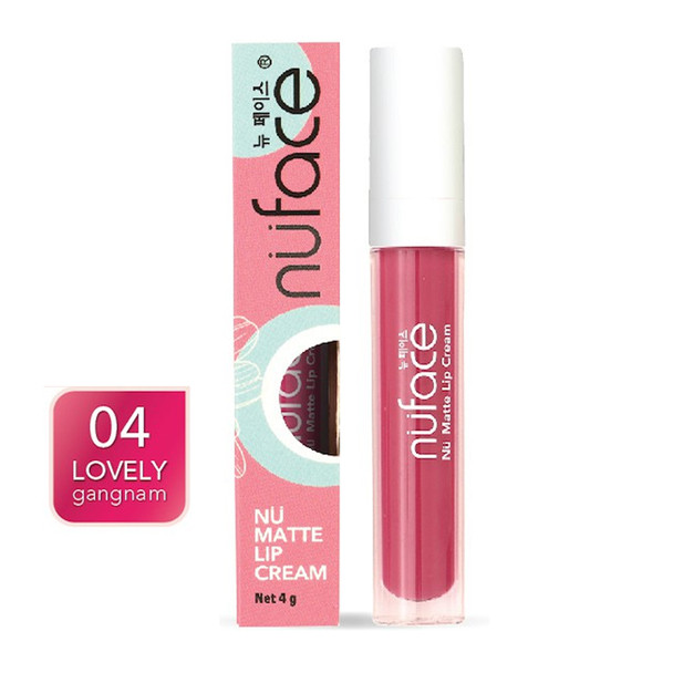Nuface Nu Matte Lip Cream Lovely Gangnam, 4gr - Javanese Taste