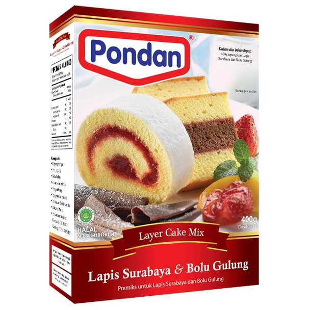 Pondan Lapis Surabaya & Role Cake, 400gr