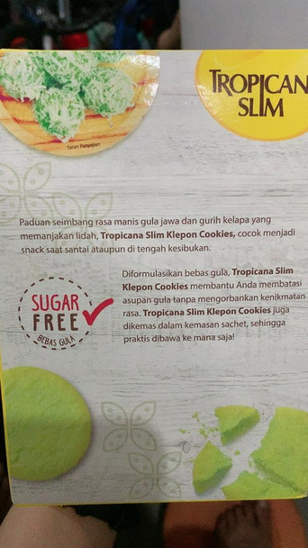 Tropicana Slim Cookies Klepon, 100 gram Tropicana Slim Cookies Klepon, 100 gram