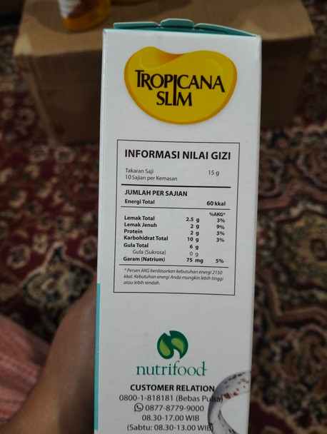 Tropicana Slim Mint Cocoa, 60 gram
