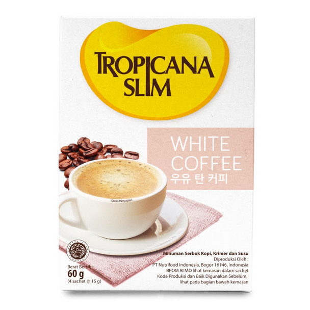 Tropicana Slim White Coffee, 60 gram
