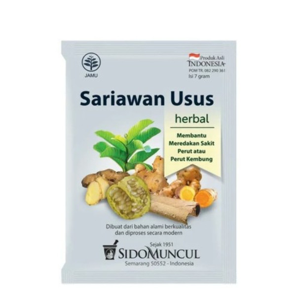 Sido Muncul Jamu Sariawan Usus , 70gr (10ct @7gr)