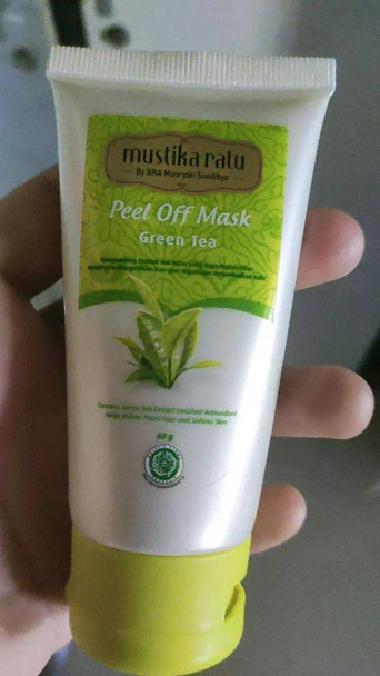 Mustika Ratu Peel Off Mask Green Tea, 60ml