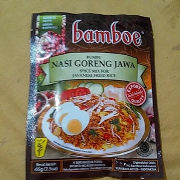 Bamboe Bumbu Nasi goreng Jawa - Bamboe Javanese Fried Rice Seasoning, 65gram