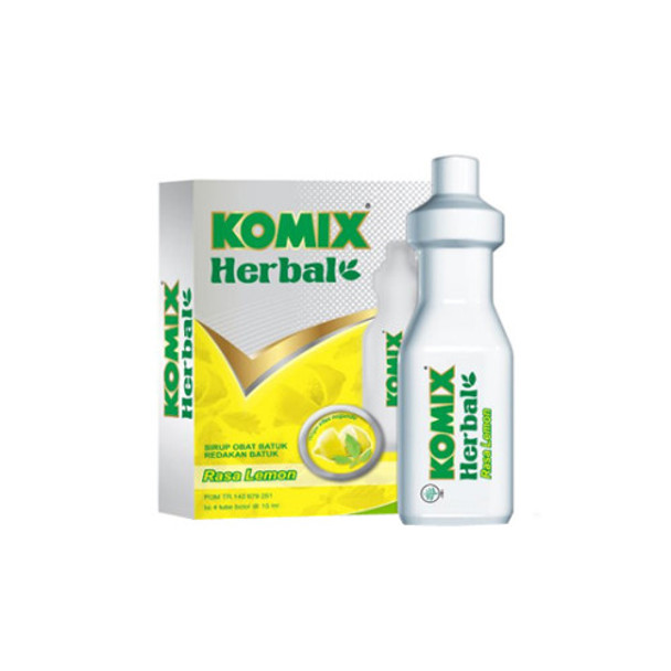 Komix Herbal Lemon Tube Pack @10 ml (4 Tube)