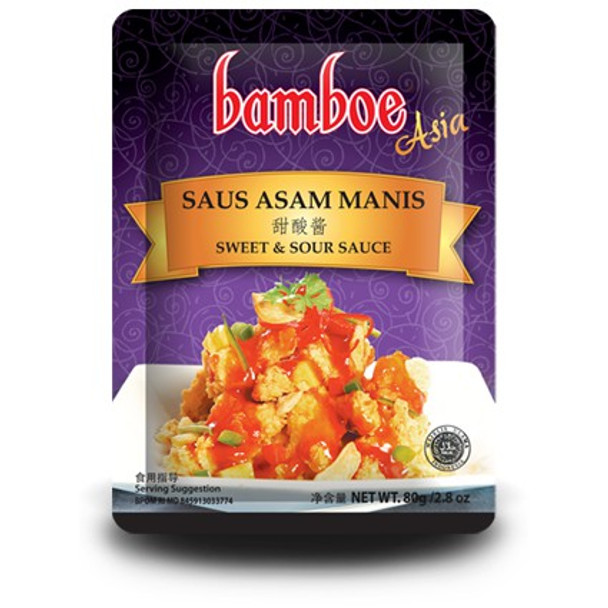 Bamboe Bumbu Saus Asam Manis - Sweet and Sour Sauce, 80gr