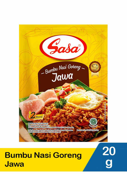 Sasa Bumbu Nasi Goreng Jawa - Sasa Javanese Fried Rice Seasoning, 20 gr