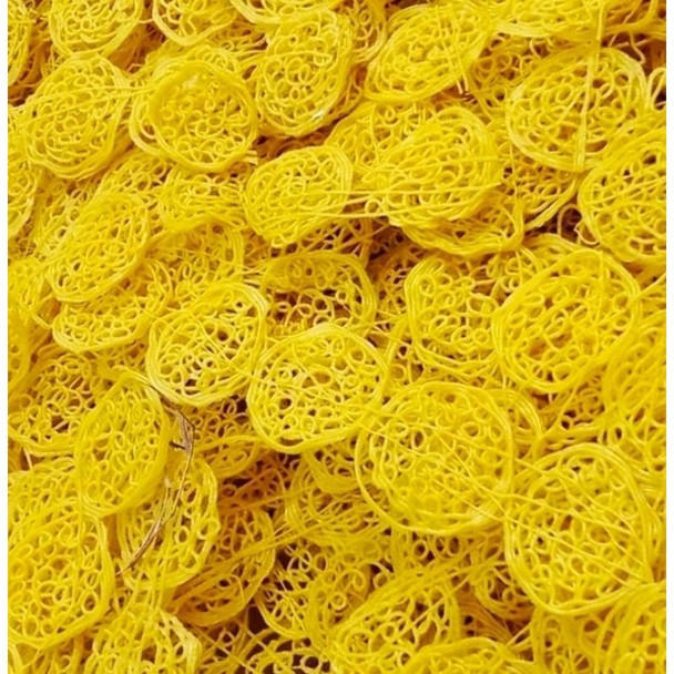 Kerupuk Mie Kuning kering (Mentah) - Yellow Noodle Crackers  80 gr