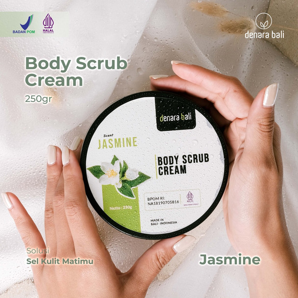 Denara Bali Body Scrub Cream Jasmine, 250gr