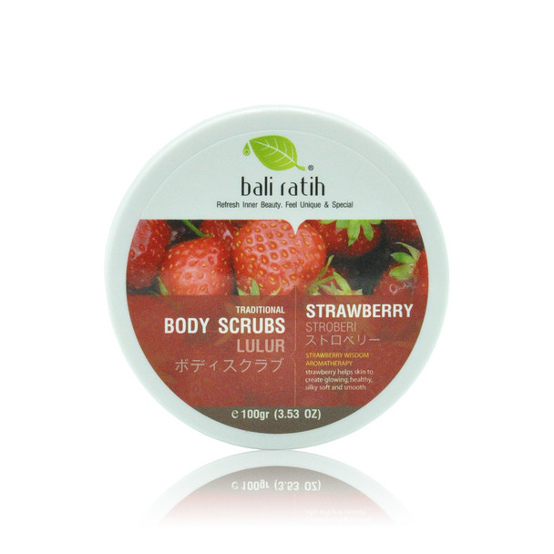 Bali Ratih Lulur / Body Scrub Strawbery, 100 gr