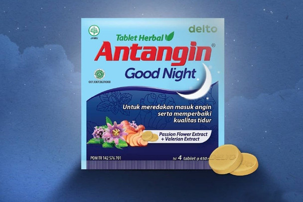 Antangin Good Night Tablets, 5 Strips