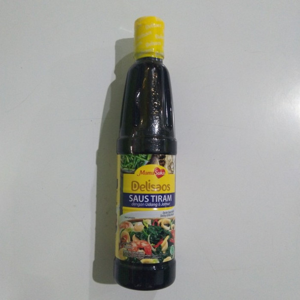Mamasuka Delisaos Saus Tiram Udang dan Jamur (Shrimp & Mushroom Oyster Sauce), 310 ml