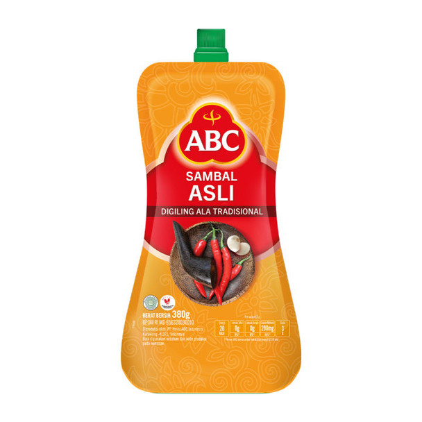 Abc Sambal Asli (Chili sauce), 380 gr