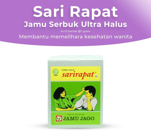 Sari Rapat Jamu Serbuk (For women), @7gr  10 ct