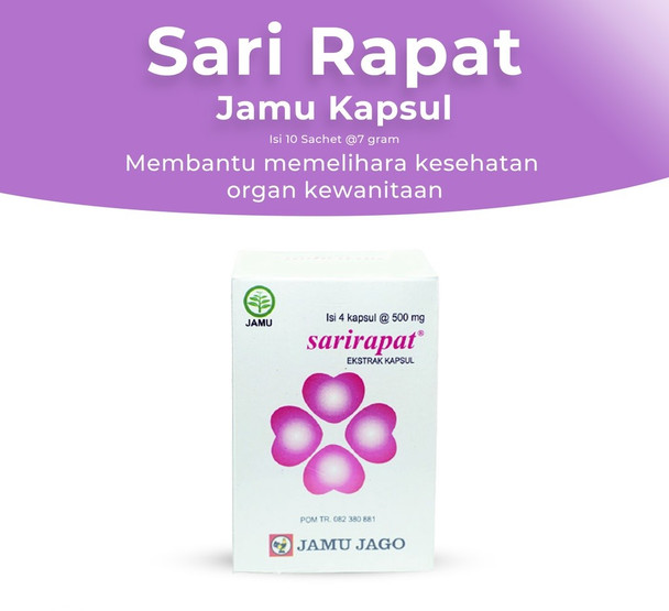 Sari Rapat Jamu Kapsul (for woman), @7gr - 10ct