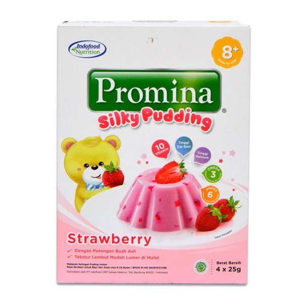 Promina Silky Pudding Strawberry , 100gr