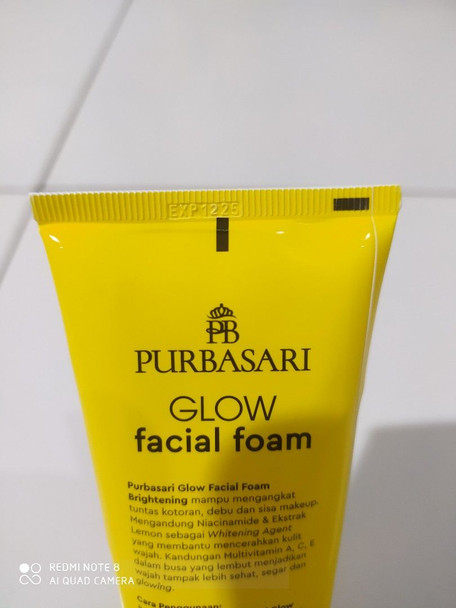 Purbasari Glow Facial Foam - Brightening, 100grams