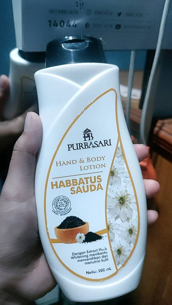 Purbasari Hand & Lotion Habbatussauda, 200 ml