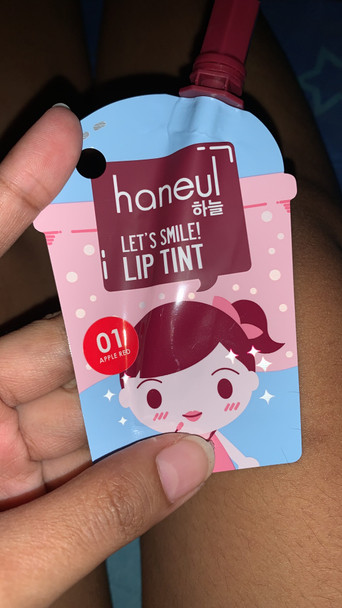 Purbasari Haneul Let’s Smile Lip Tint Apple Red