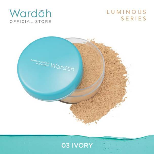 Wardah Everyday Luminous Face Powder Ivory, 30gr