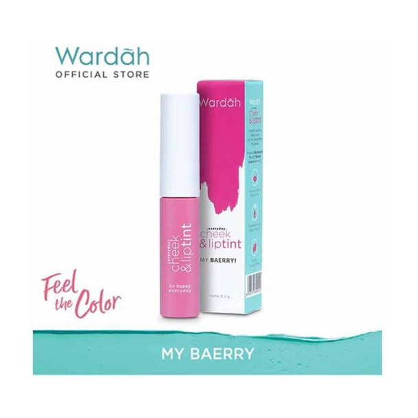 Wardah Everyday Cheek and Lip Tint My Baerry - 5,5 gram