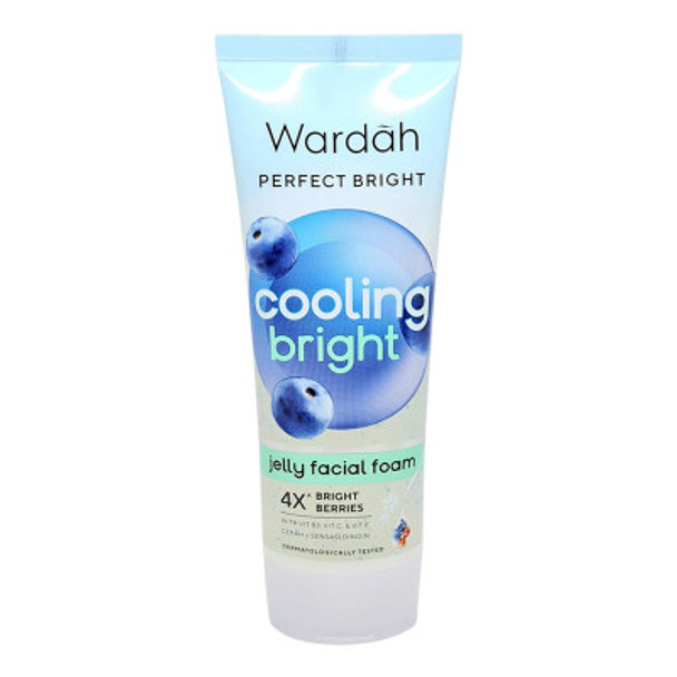 Wardah Perfect Bright Cooling Bright Jelly Facial Foam, 100 ml