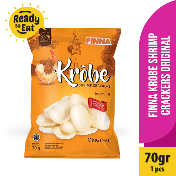 Finna Krobe Shrimp Crackers Original, 70 gr