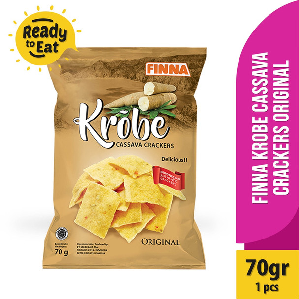 Finna Krobe Cassava Crackers, 70 gr