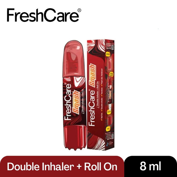 Fresh Care Smash Double Inhaler + Roll On, 8 ml