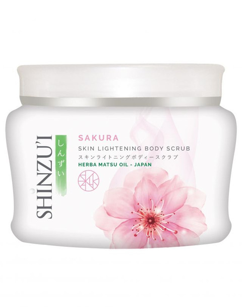 Shinzui Sakura Skin Lightening Body Scrub, 110g