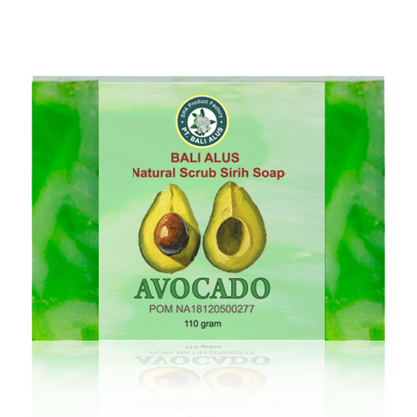 Bali Alus Soap Naural Scrub Avocado, 110 gr