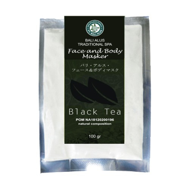 Bali Alus Face and Body Mask Black Tea, 100gr