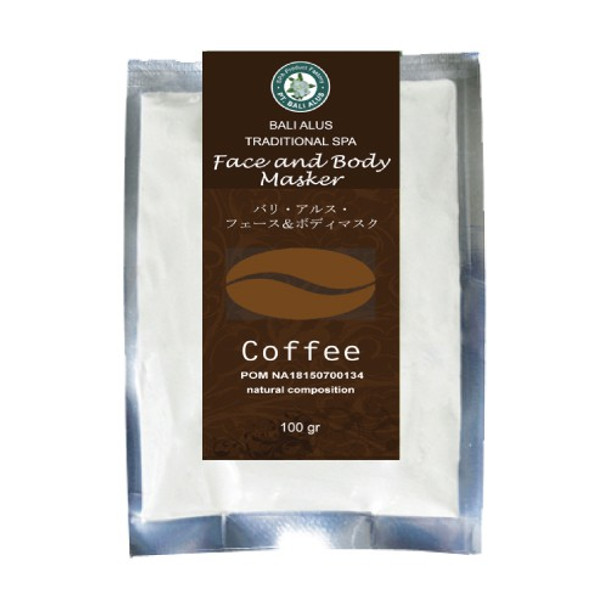 Bali Alus Mask Face and Body Coffee 100gr