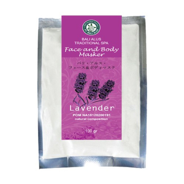 Bali Alus Face and Body Mask Lavender, 100gr