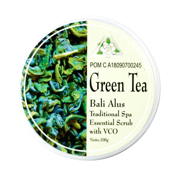 BALI ALUS Lulur Cream Scrub Green Tea, 100gr
